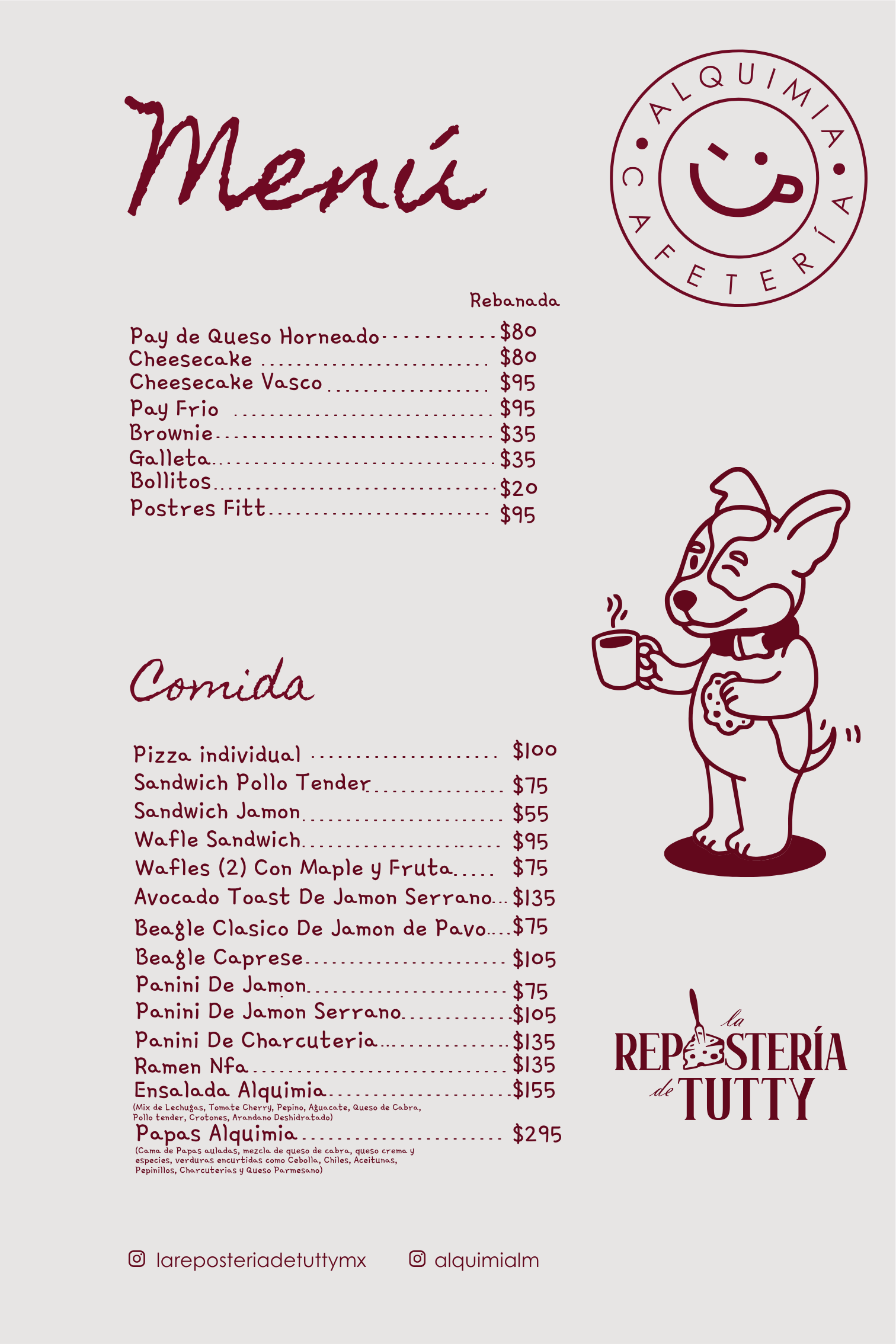 Menú