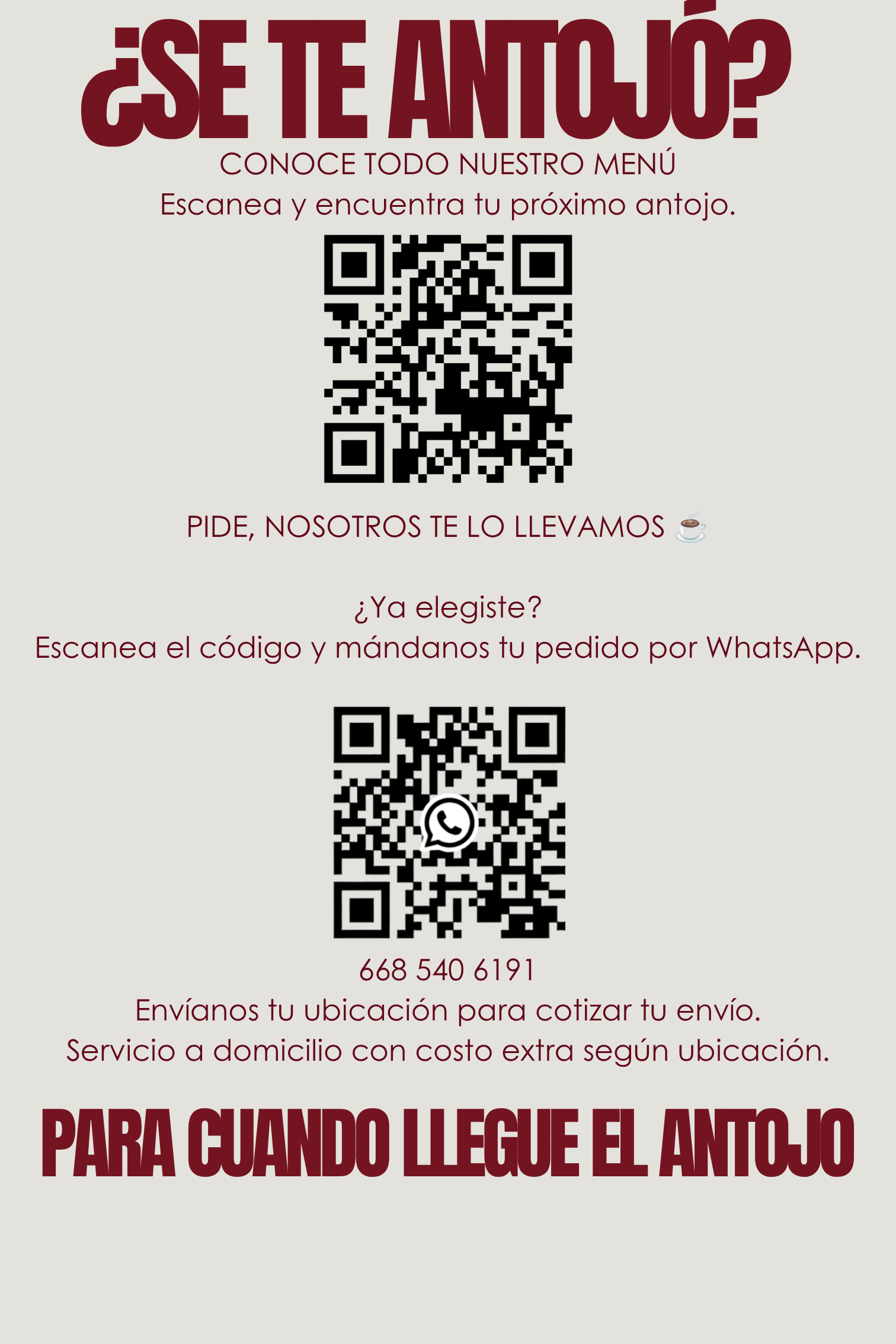 Menú